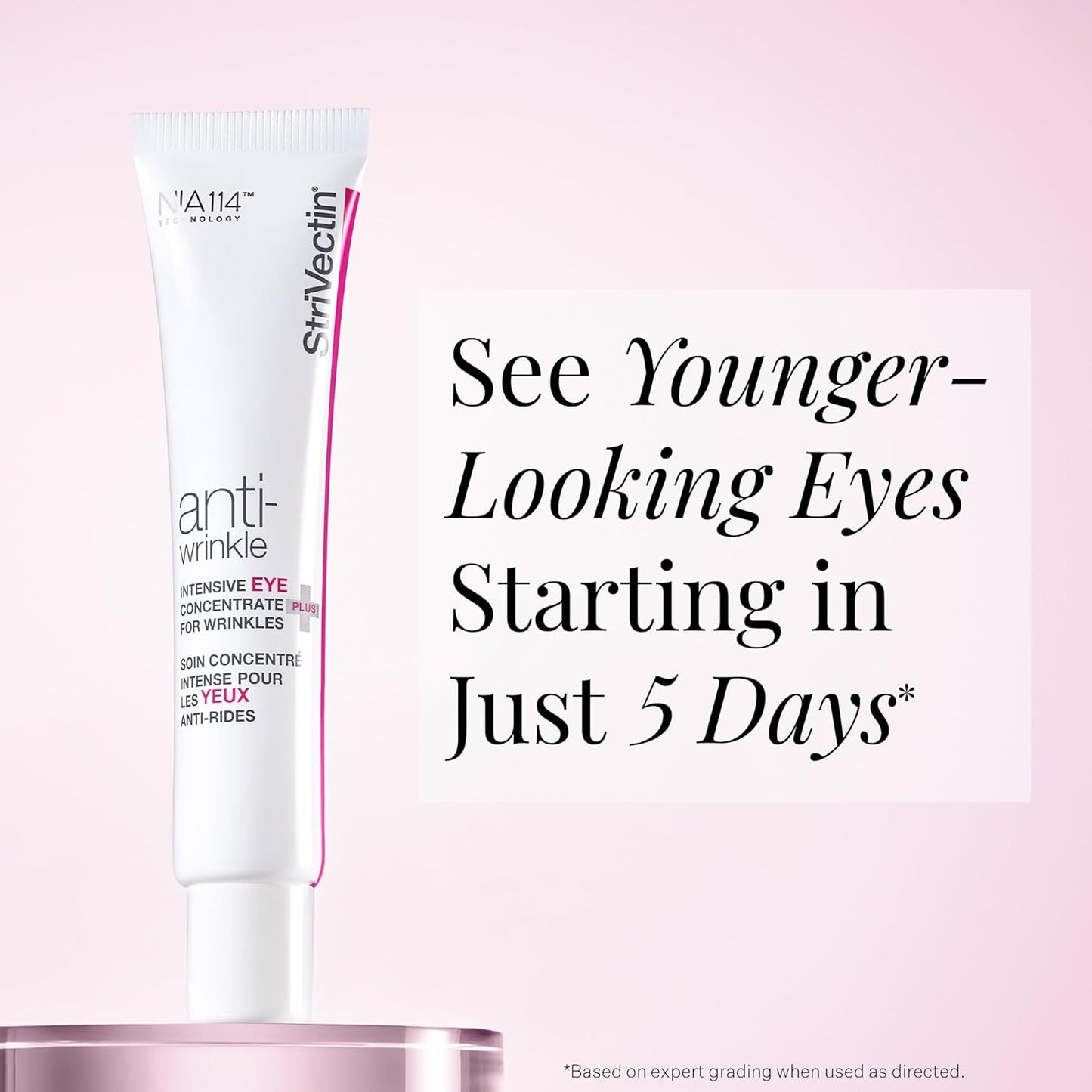 StriVectin Anti-Wrinkle Intensive Eye Cream Concentrate for Wrinkles PLUS, Targets Crow's Feet, Firmness, Puffiness and Dark Circles